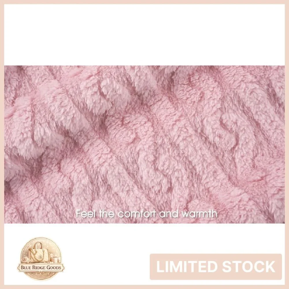 Soft Fluffy Fleece Pajama Set Cozy Warm Plush Lounge Sleepwear Pullover